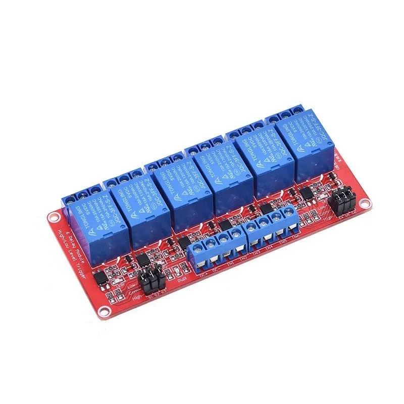 Relaismodule 6-kanaal 5V